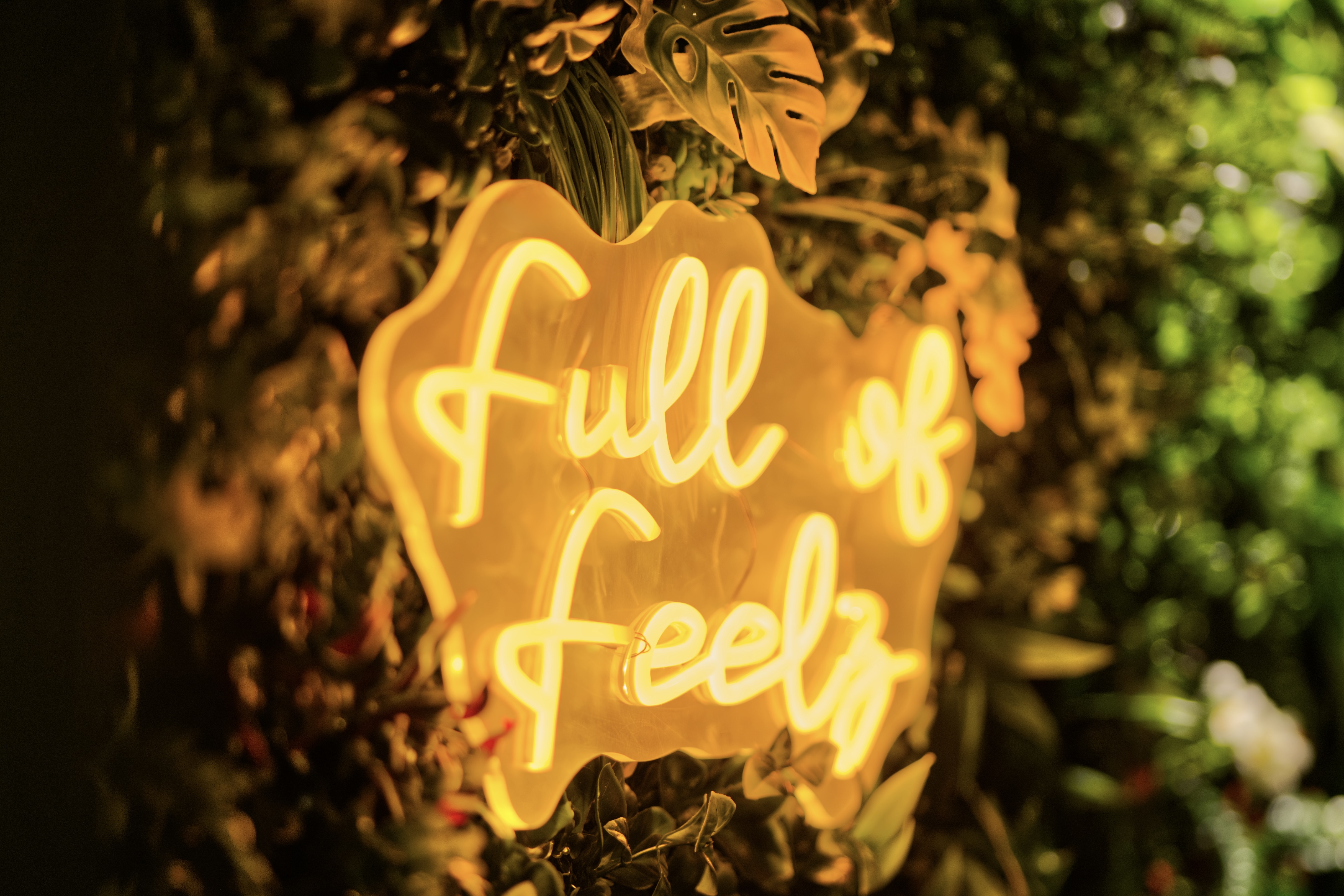 Feelz Restaurant Neon